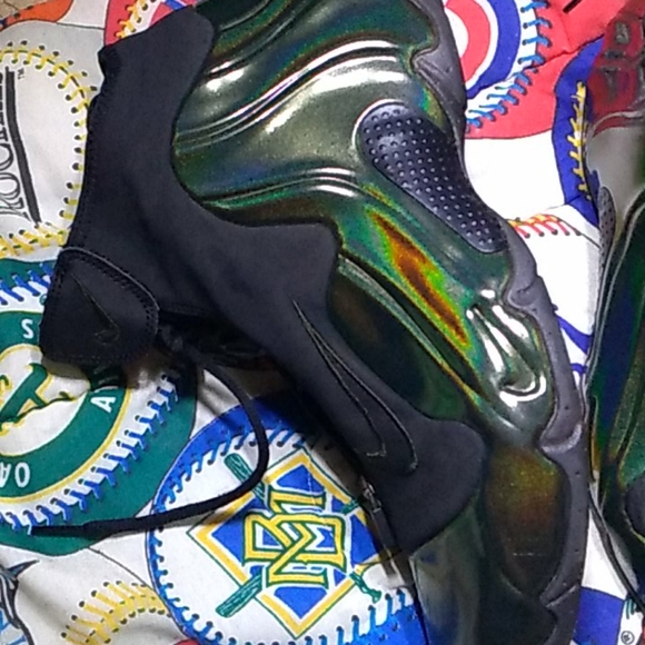 USED... Nike Flightposite Olive color shift - Picture 3 of 4